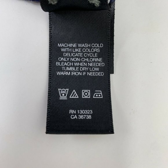 COPY - Kenneth Cole Button Down Shirt Mens Large Long Sleeve Blue Check Busines… - Picture 12 of 12